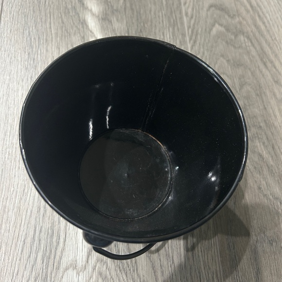 Cute Black and White Polka Dot Pail - Picture 2 of 2